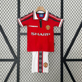 Retro Kid Size Manchester United 1998-1999 home