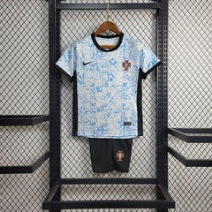Camiseta Visitante de la Selección de Portugal 2024 para Niños