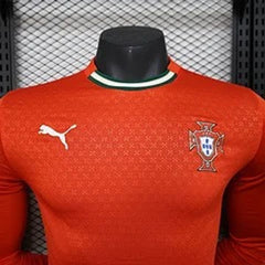 Portugal national 2025 home game player Long Sleeve