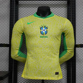 Brazil national 2024 home game player Long Sleeve
