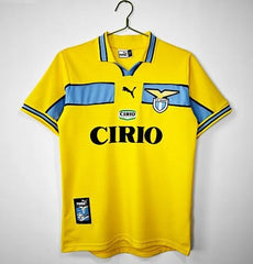 Retro SS Lazio 1998-1999 yellow jersey