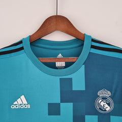 Rétro Real Madrid 2017-2018 Deuxième Maillot Extérieur Manches Longues