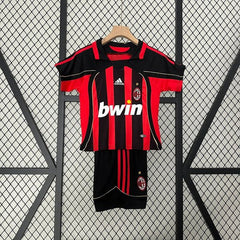 Retro Kid Size AC Milan 2006-2007 home game
