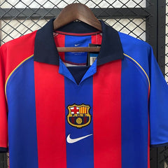 Retro FC Barcelona 2001-2002 home game