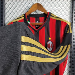 Rétro AC Milan 2013-2014 Maillot Domicile Manches Longues