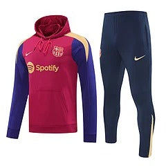 Barcelona 2024-2025 Hooded Long-Sleeved Training Suit