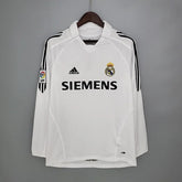 Retro Real Madrid 2005-2006 home Long Sleeve
