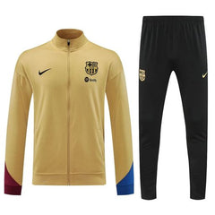 Barcelona 2024-2025 Long Zip Jacket Training Suit Jersey Set