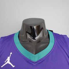 Hornets Hayward#20 Purple NBA Jersey