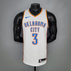 PAUL#3 Thunder White NBA Jersey