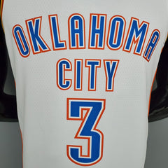 PAUL#3 Thunder White NBA Jersey