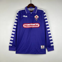 Retro ACF Fiorentina 1998 home Long Sleeve