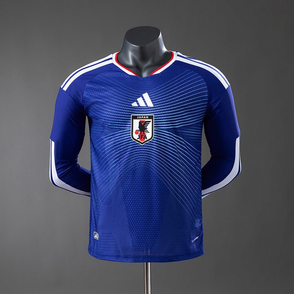 Japan national 2026 home player Long Sleeve - WCFOOTBALLSUIT