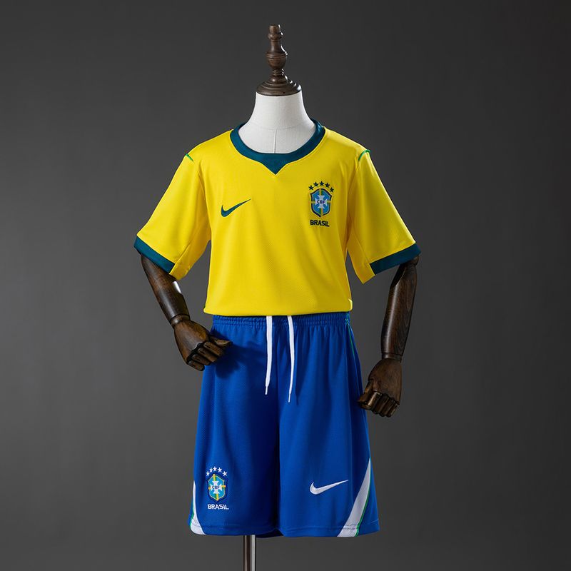 Kids Brazil national 2026 Home Fan - WCFOOTBALLSUIT