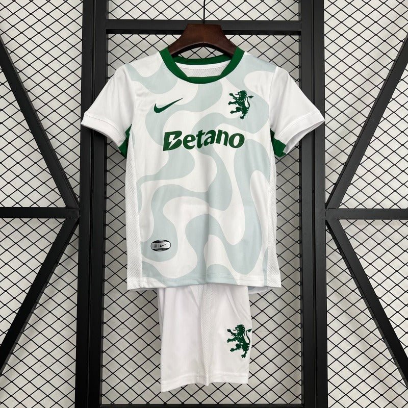 Kids Sporting Lisbon 2025 - 2026 Third Away - WCFOOTBALLSUIT