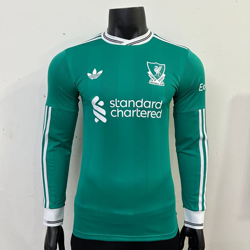 Liverpool FC 2025 - 2026 second away Long Sleeve Player - WCFOOTBALLSUIT