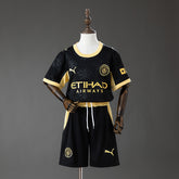 Kinder Manchester City 2025-2026 Auswärtstrikot