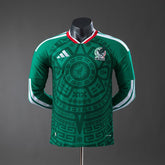 Mexico national 2026 home player Long Sleeve - WCFOOTBALLSUIT