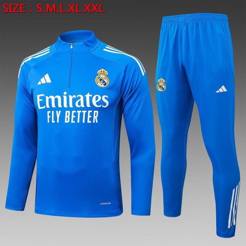 Real Madrid 2025 - 2026 Half - Zip Set - WCFOOTBALLSUIT