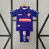 Retro Kids ACF Fiorentina 1998 home - WCFOOTBALLSUIT
