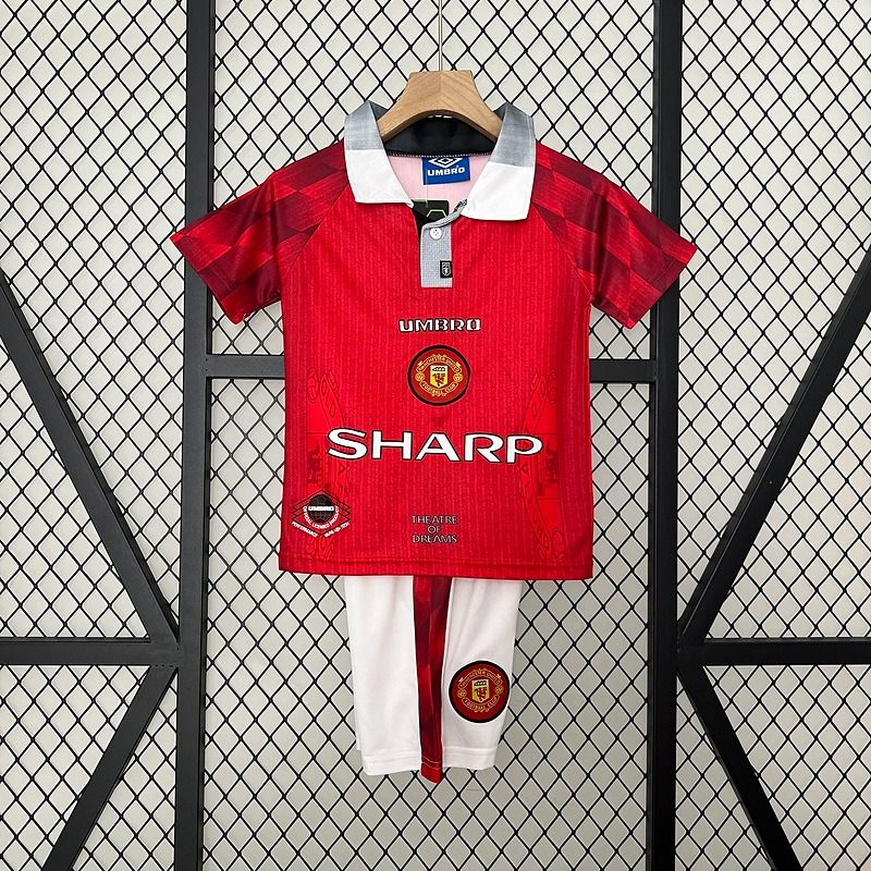 Retro Kids Manchester United 1996 - 1997 home - WCFOOTBALLSUIT