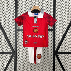 Retro Kids Manchester United 1996 - 1997 home - WCFOOTBALLSUIT