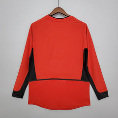 Retro Manchester United 2002 - 2004 home Long Sleeve - WCFOOTBALLSUIT