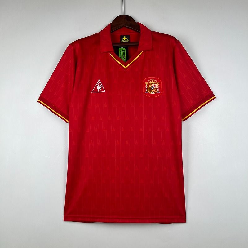 Retro Spain national 1988 - 1991 home game - WCFOOTBALLSUIT