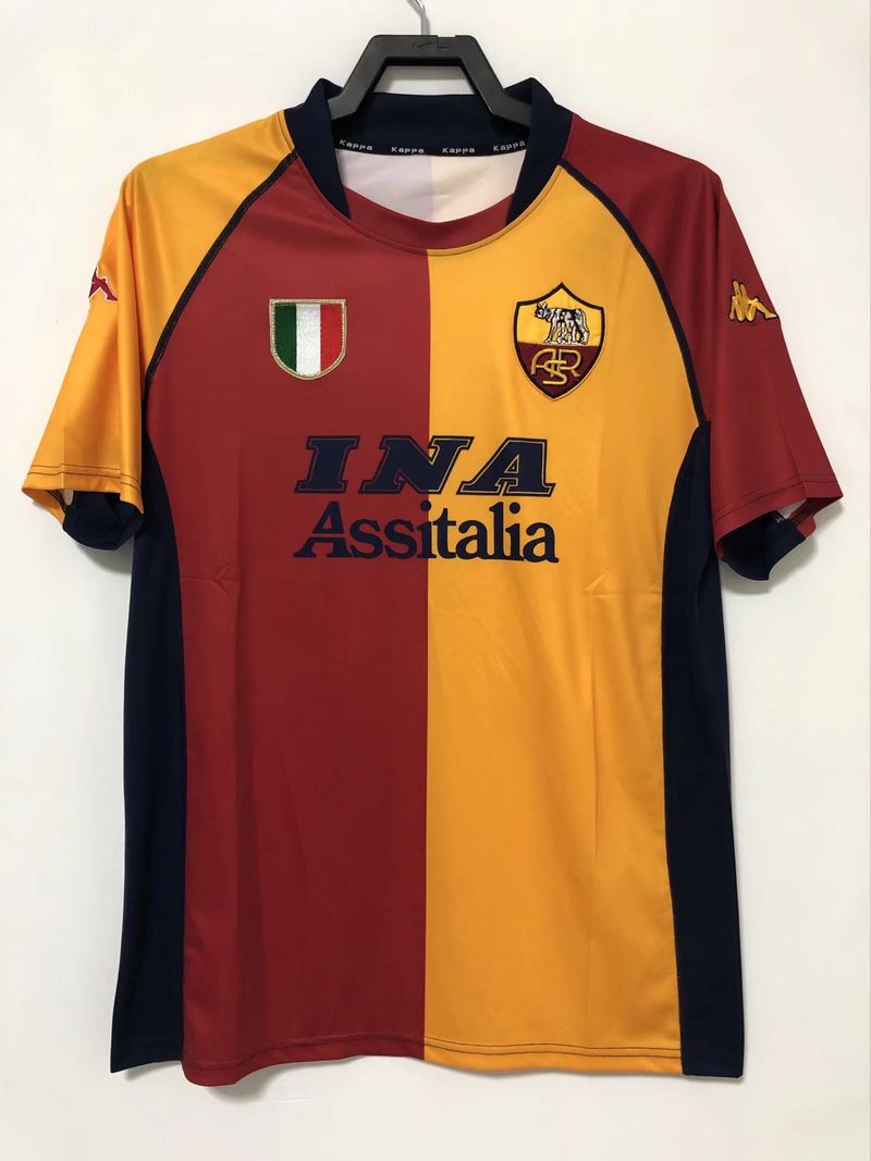 (Ретро)Домашняя игра AS Roma 2000-2001