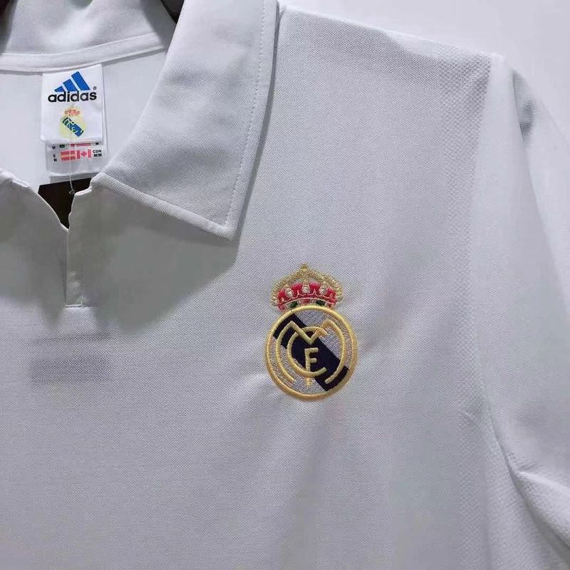 Retro Real Madrid CF 2001-2002 home game UEFA Champions