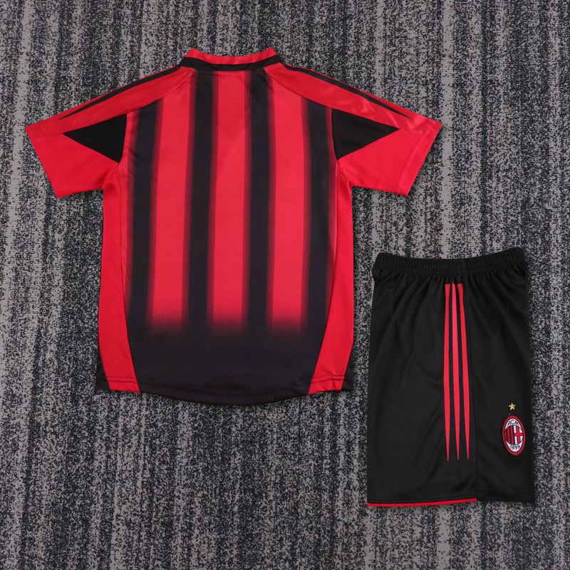 Retro Kid Size AC Milan 2004-2005 home game