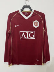 Retro Manchester United 2006-2007 home Long Sleeve