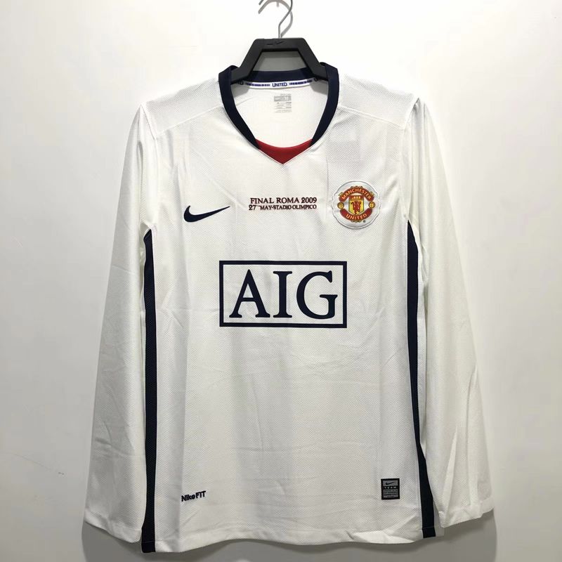 Retro Manchester United 2008-2009 UCL away Long Sleeve