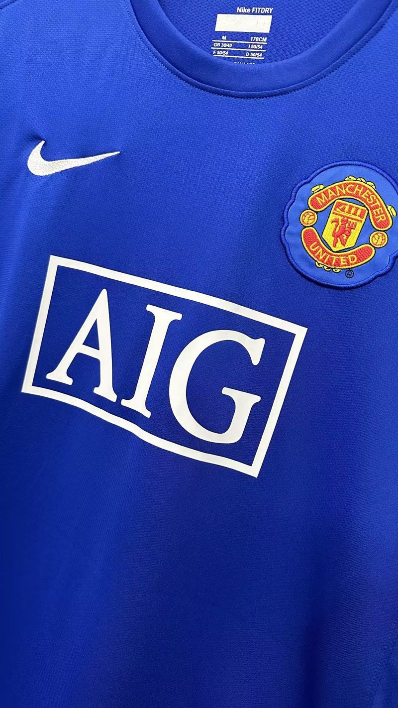 Retro Manchester United 2008-2009 second away Long Sleeve