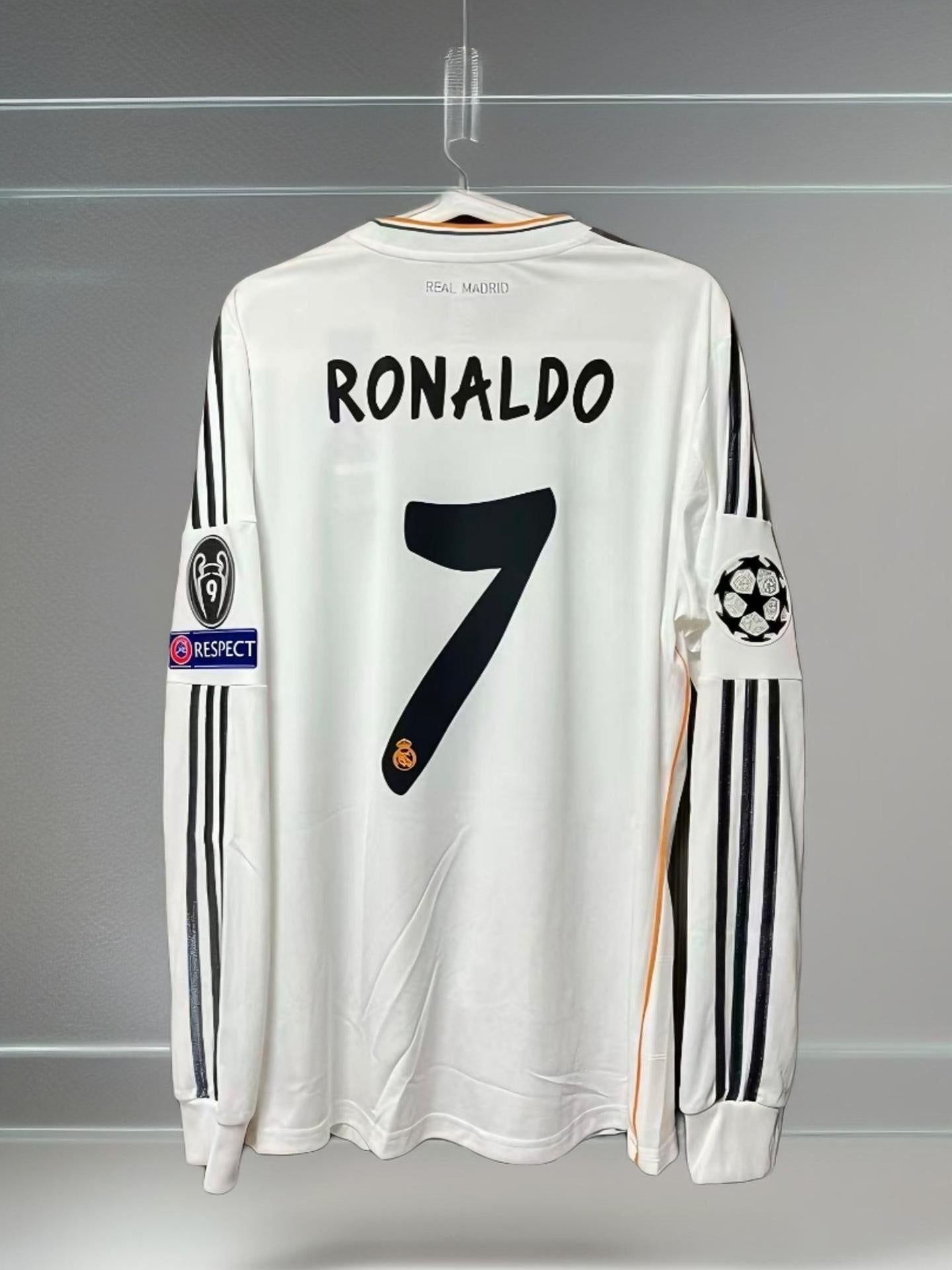 Retro Real Madrid 2013-2014 home Long Sleeve
