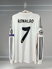 Retro Real Madrid 2013-2014 home Long Sleeve