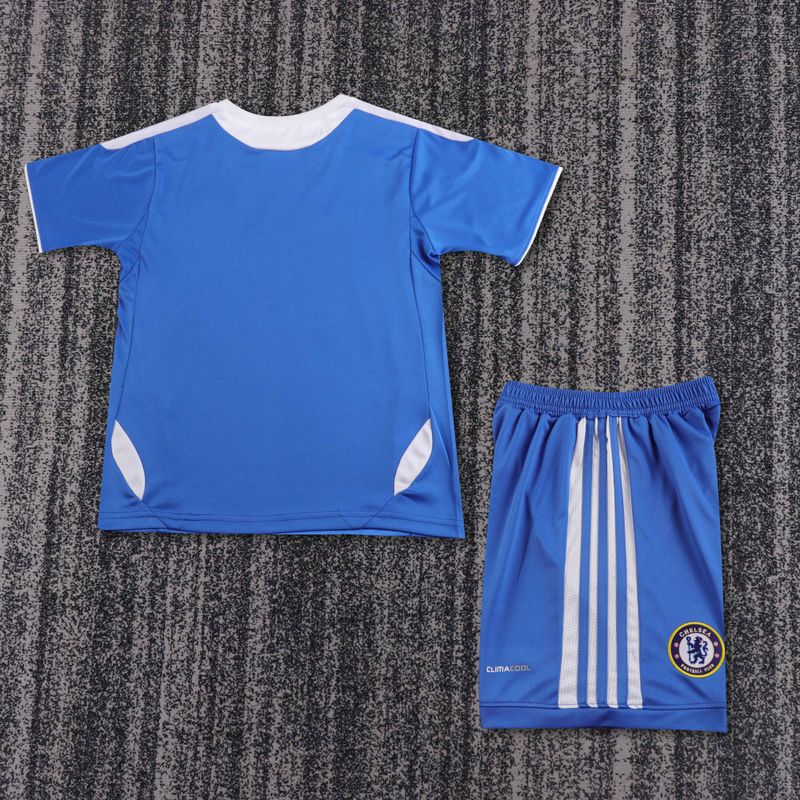 Retro Kid Size Chelsea FC 2011-2012 home game UEFA Champions