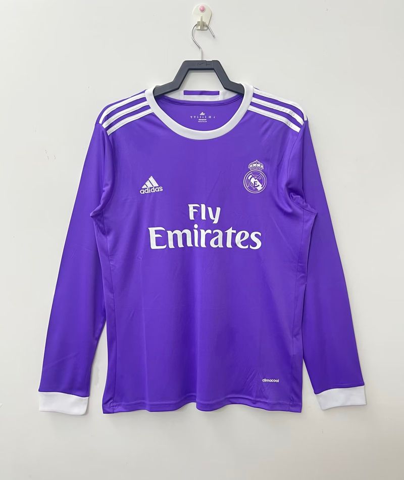 Retro Real Madrid 2016-2017 away Long Sleeve