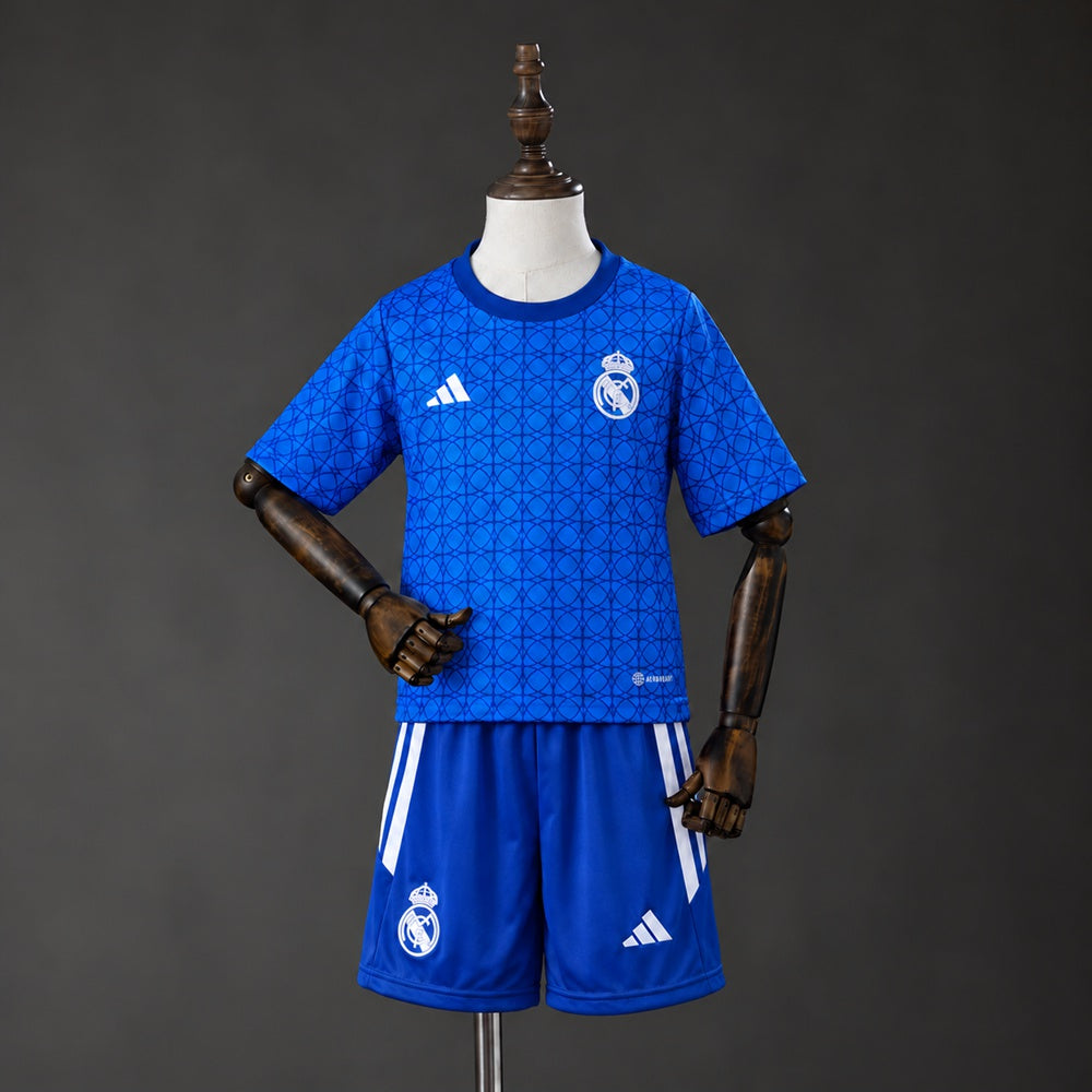 Retro Real Madrid Auswärtstrikot 2017-2018 Für Kinder