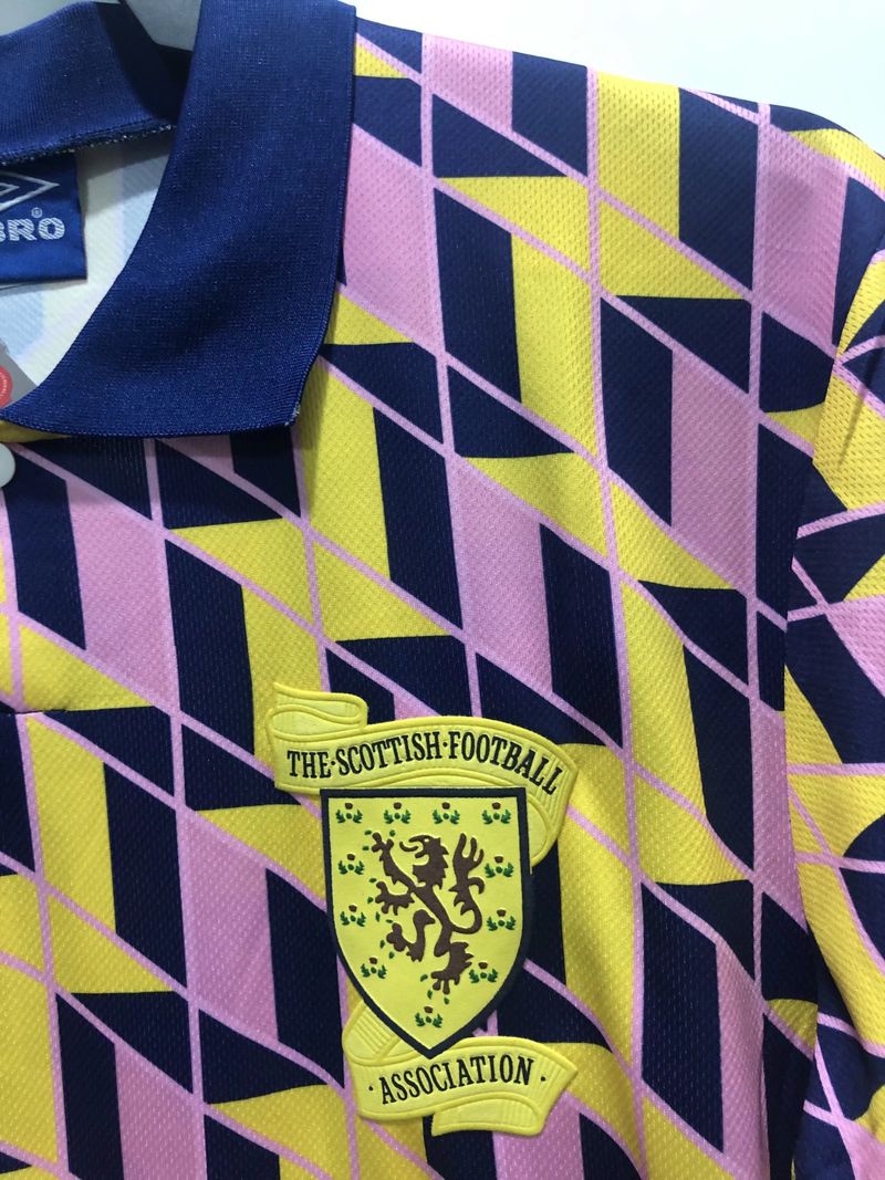 Retro Scotland national 1988-1989 second away game