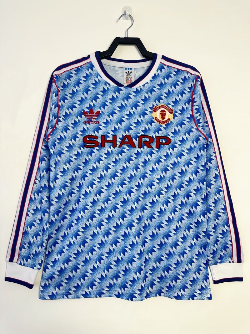 Retro Manchester United 1990-1992 away game long