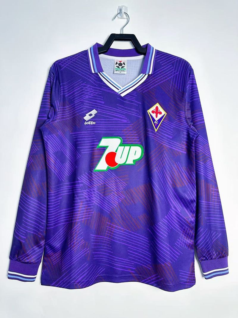 Retro ACF Fiorentina 1992-1993 home game long