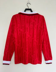 Retro Manchester United 1992-1994 home Long Sleeve