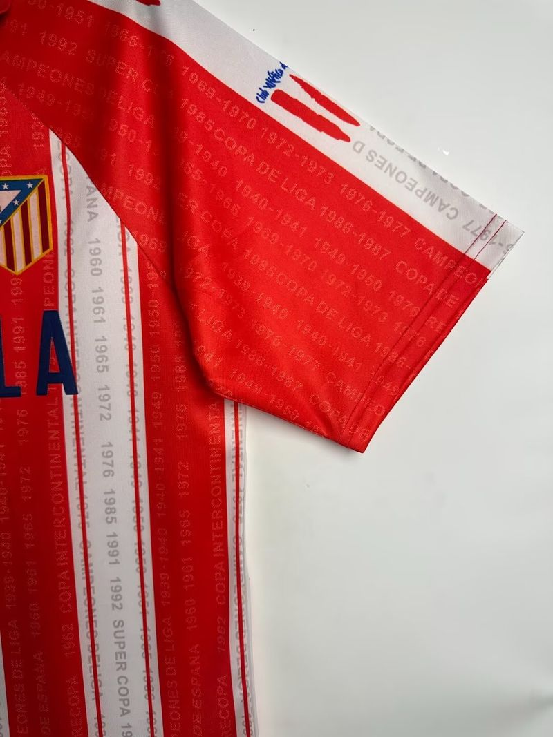 Retro Atlético de Madrid 1995-1996 home game