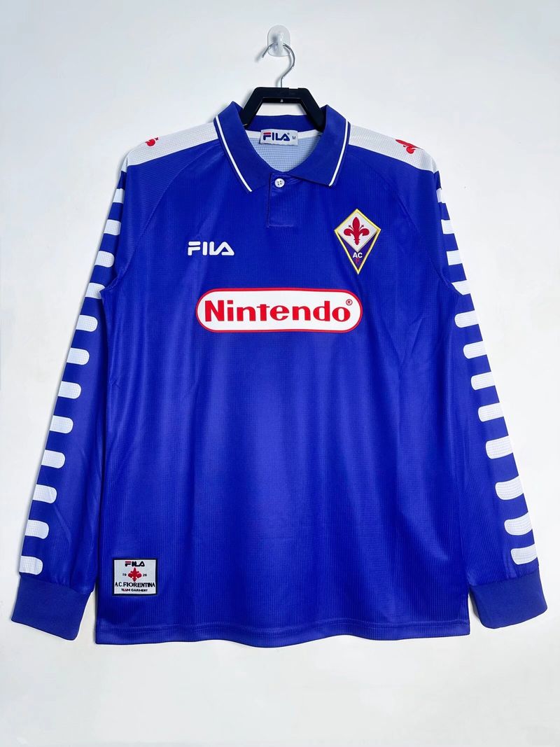 Retro ACF Fiorentina 1998-1999 home game long