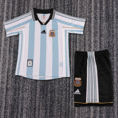 Retro Kid Size Argentina national 1998 home game