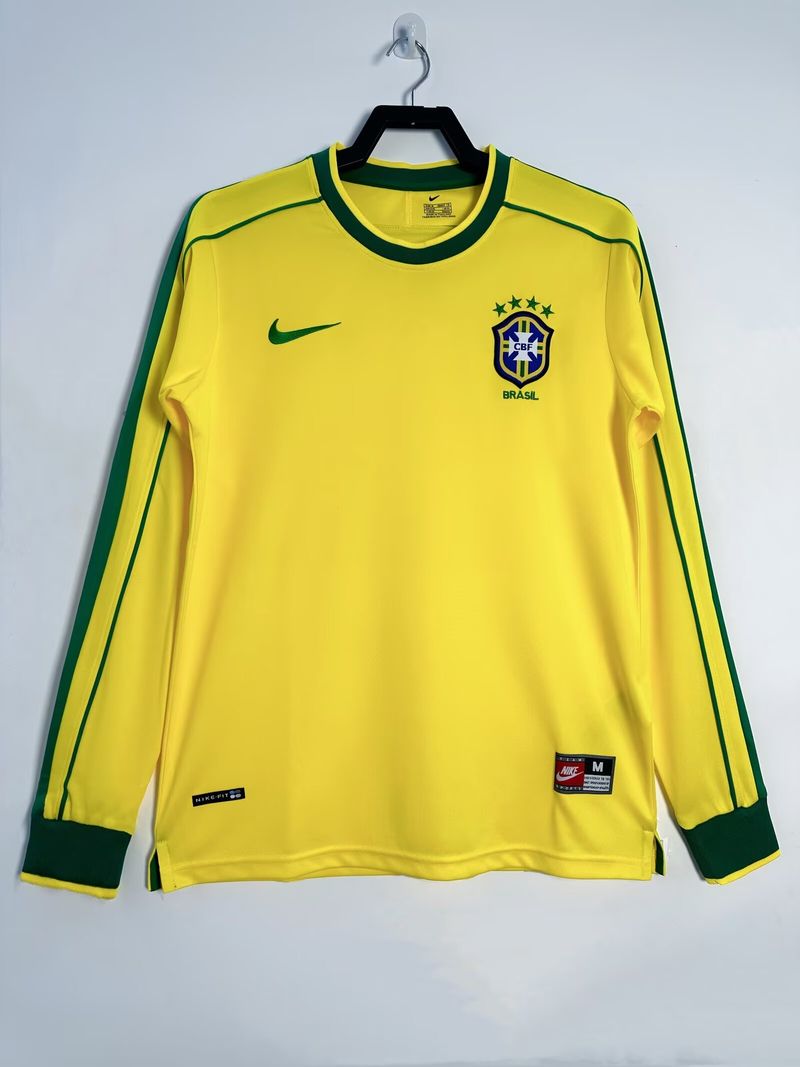 Retro Brazil national 1998 home game long