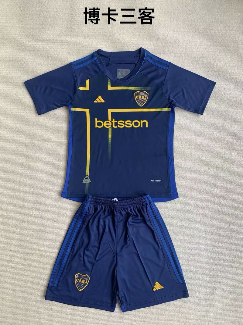 Kid Size Boca Juniors third away game