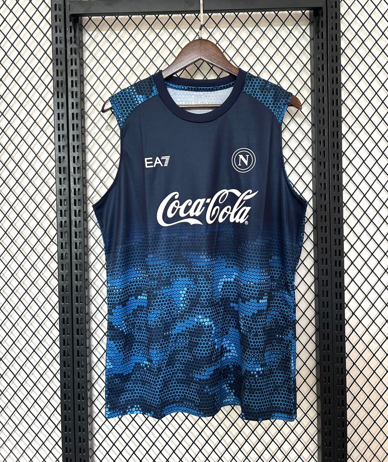 S.S.C. Napoli Coca Cola cyan vest - WCFootballSuit