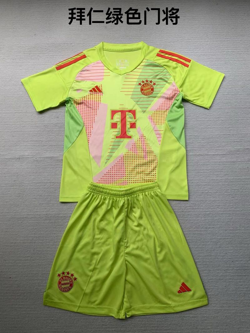 Kid Size Bayern München green GK Jersey